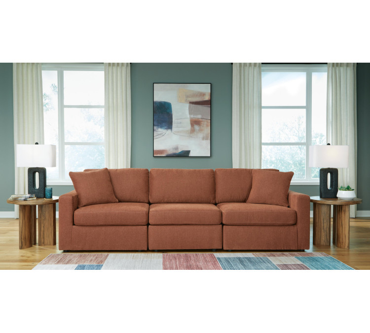 Modmax Sofa and Loveseat - Spice