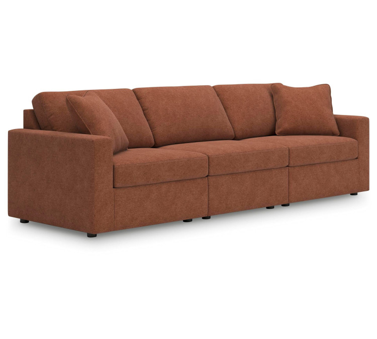 Modmax Sofa, Loveseat and Recliner - Spice