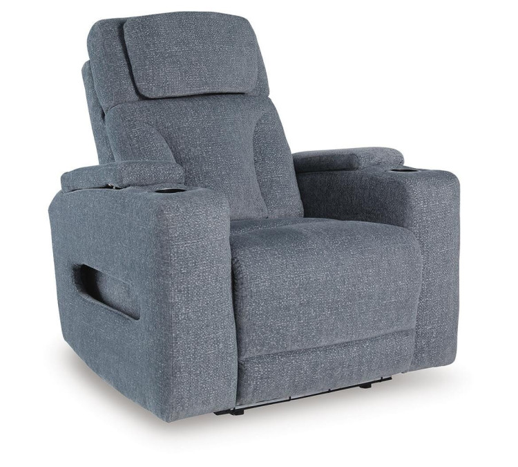 Forest Lake Power Recliner - Steel