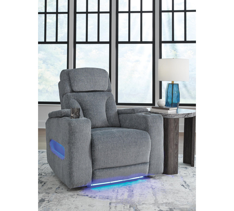 Forest Lake Power Recliner - Steel