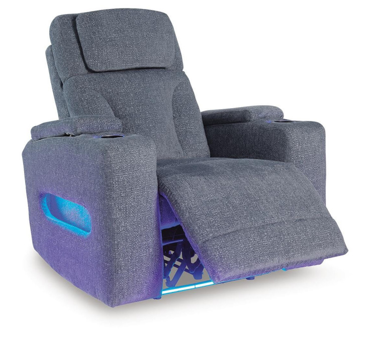Forest Lake Power Recliner - Steel