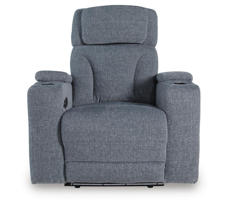 Forest Lake Power Recliner - Steel