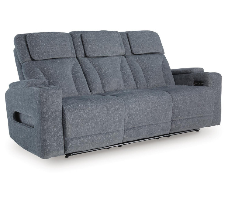 Forest Lake Power Reclining Sofa - Steel