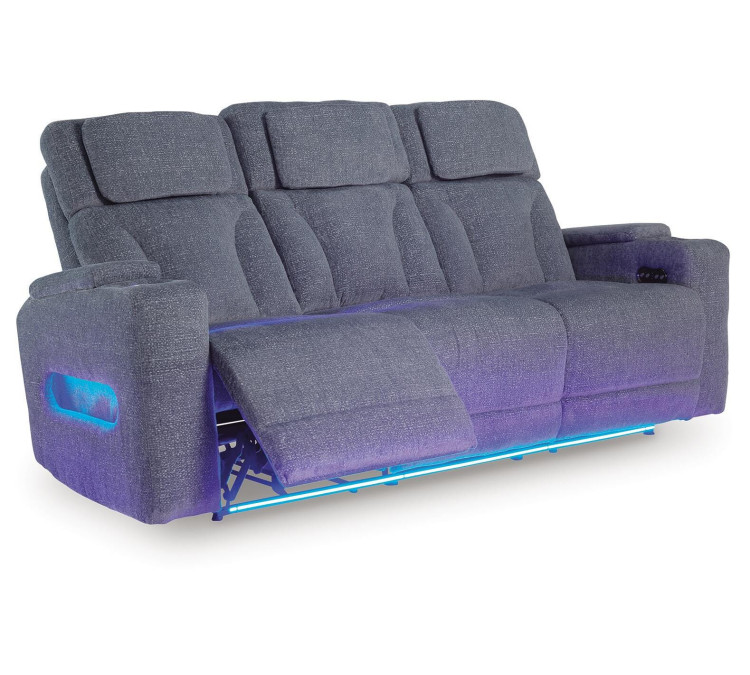 Forest Lake Power Reclining Sofa - Steel