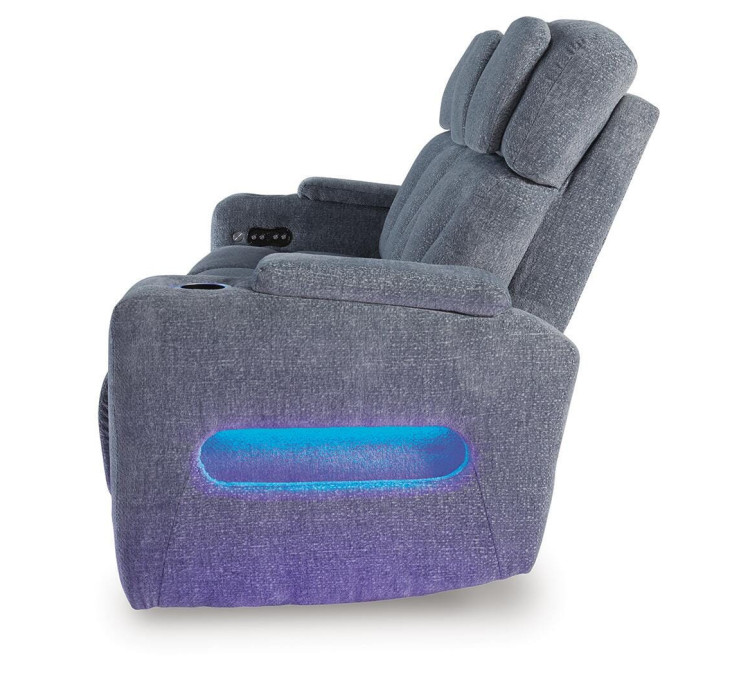 Forest Lake Power Reclining Sofa - Steel