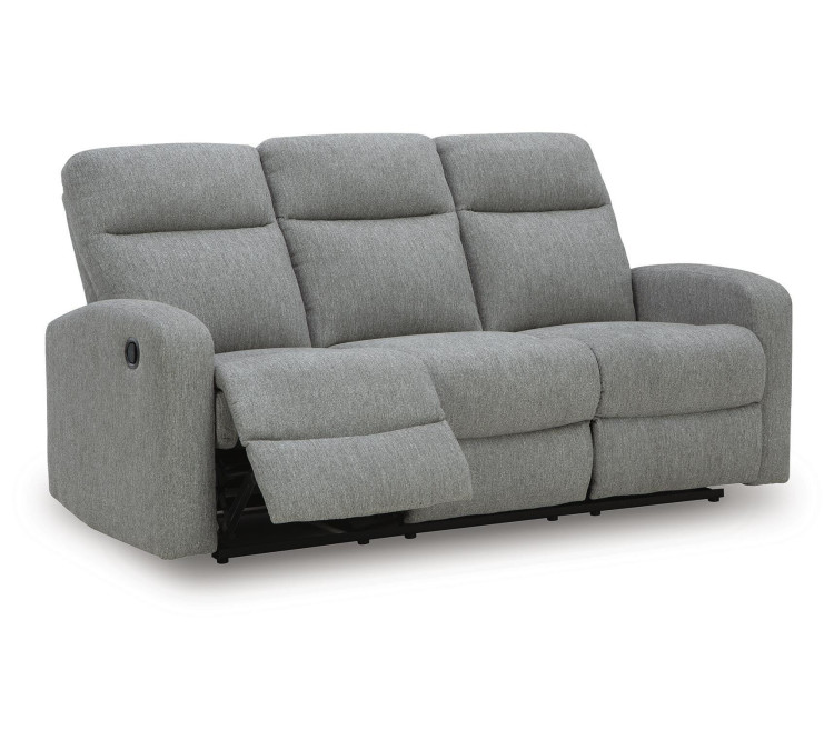 Moreau Place Reclining Sofa - Sterling