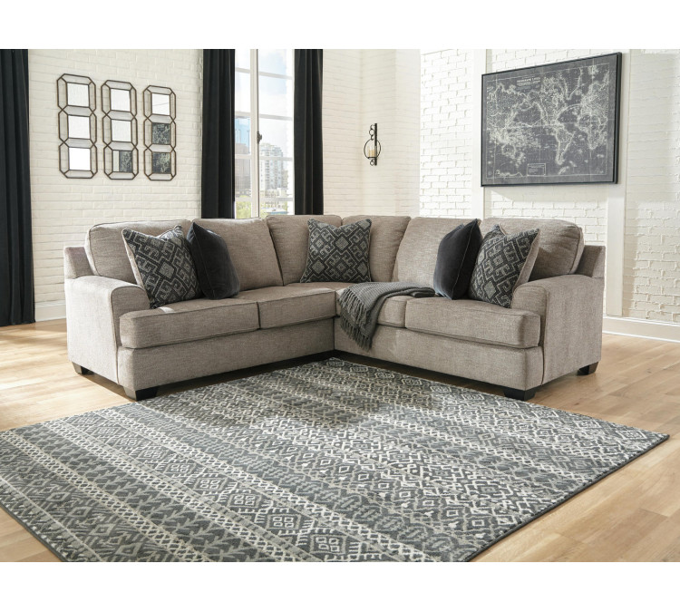 Bovarian 2-Piece Sectional - Stone