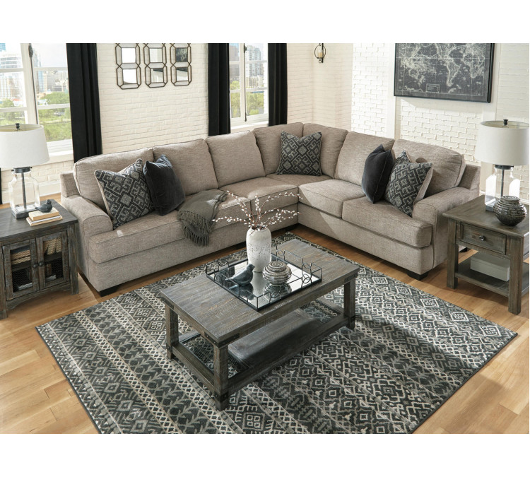 Bovarian 3-Piece Sectional - Stone