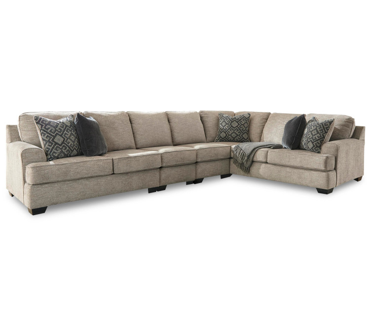 Bovarian 4-Piece Sectional - Stone