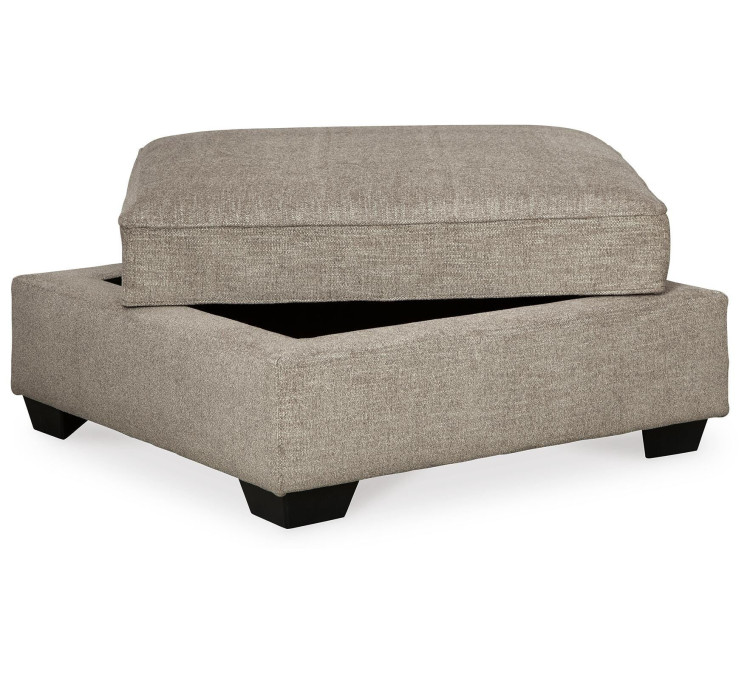 Bovarian Ottoman - Stone