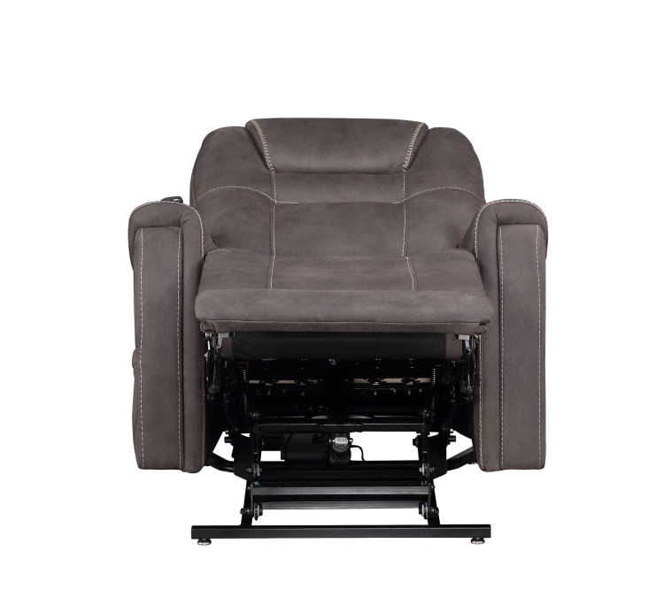 Brisbane Power Lift Chair w/Three Heat Zones - Stone