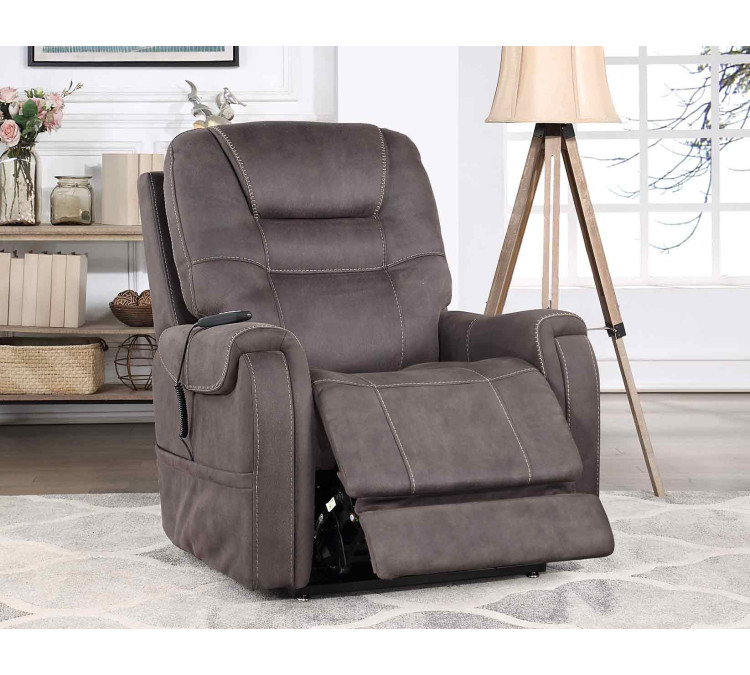 Brisbane Power Lift Chair w/Three Heat Zones - Stone