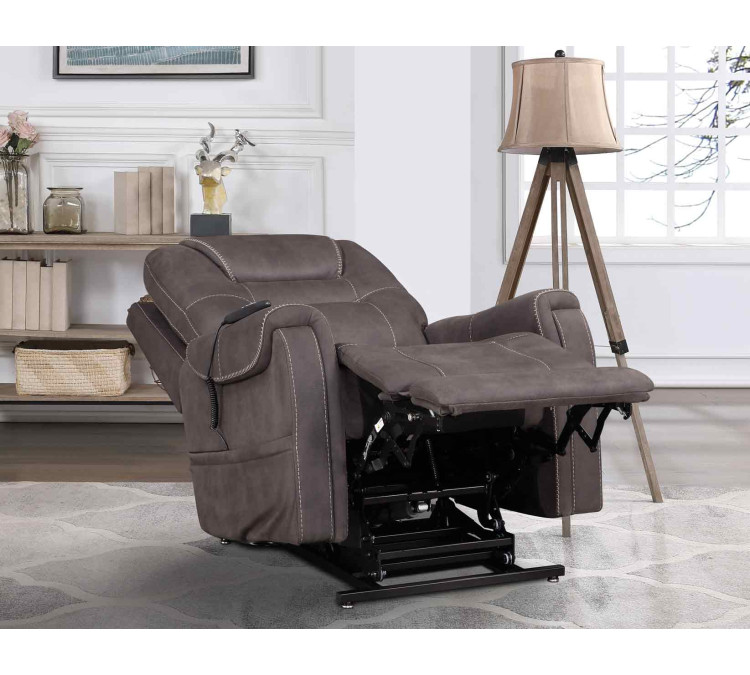 Brisbane Power Lift Chair w/Three Heat Zones - Stone