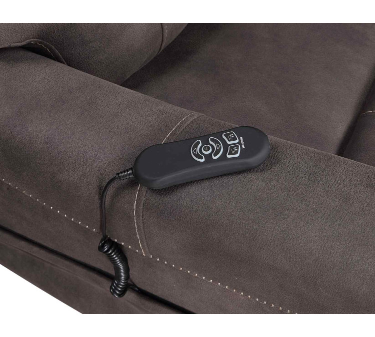 Brisbane Power Lift Chair w/Three Heat Zones - Stone
