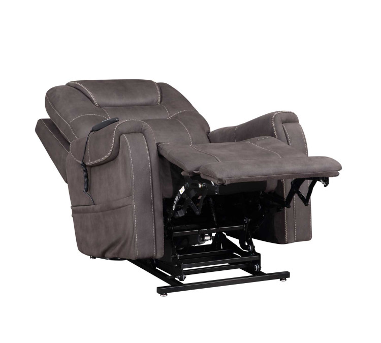 Brisbane Power Lift Chair w/Three Heat Zones - Stone