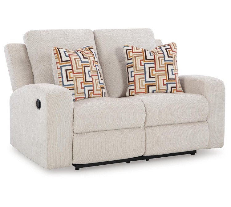 Danum Reclining Loveseat - Stone
