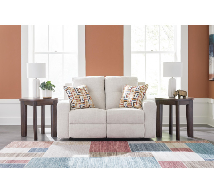 Danum Reclining Loveseat - Stone
