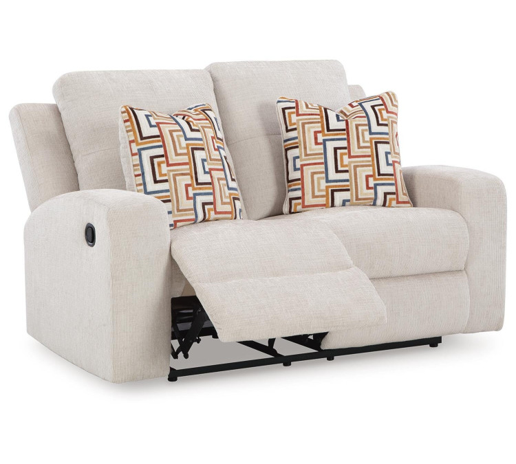 Danum Reclining Loveseat - Stone
