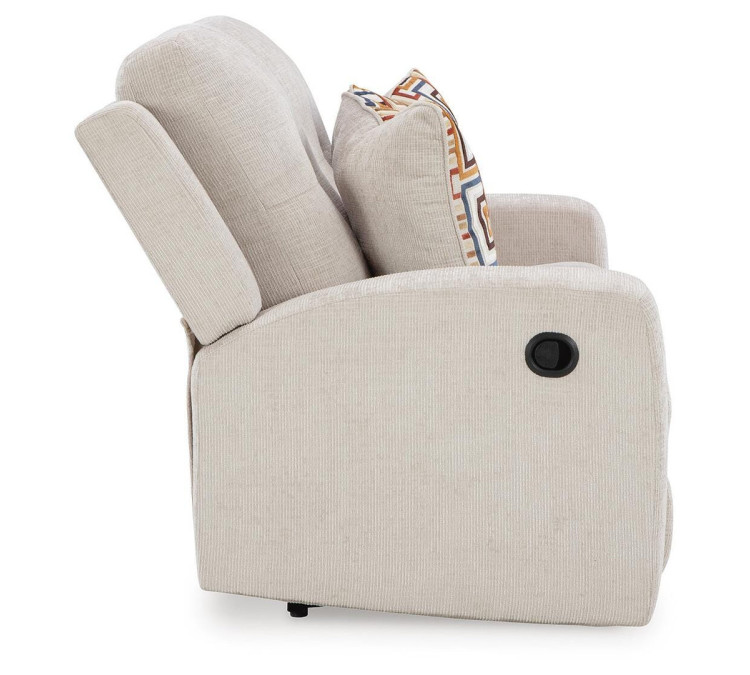 Danum Reclining Loveseat - Stone