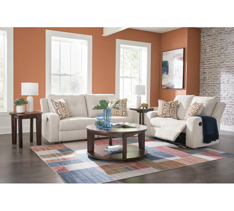Danum Sofa and Loveseat - Stone