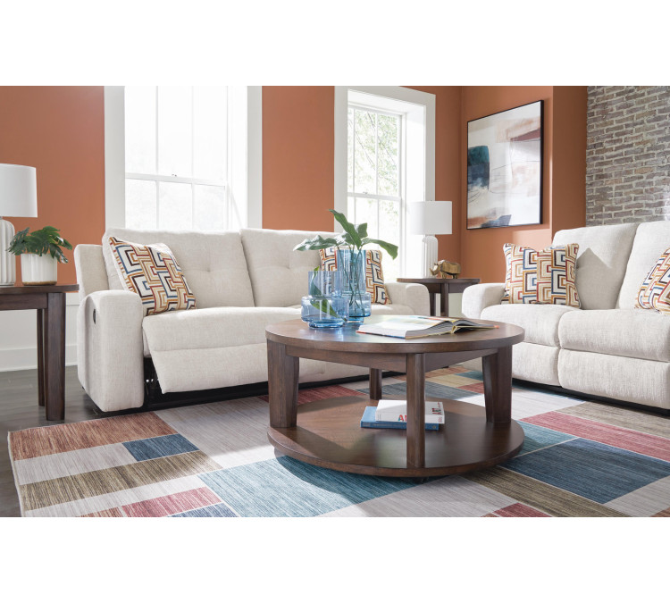 Danum Sofa and Loveseat - Stone