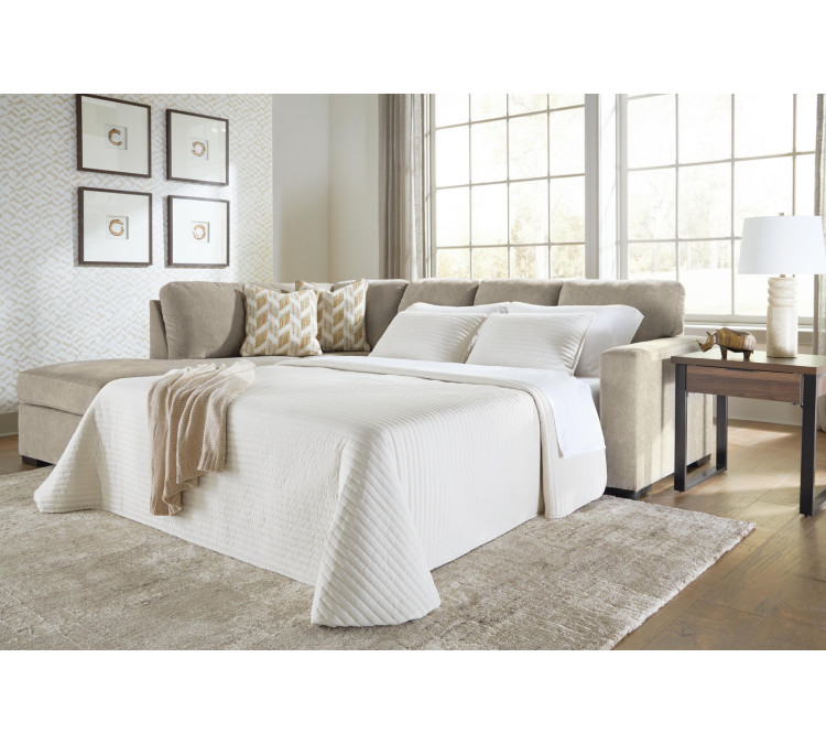 MaKaylen 2-Piece Sleeper Sectional with Chaise - Stone