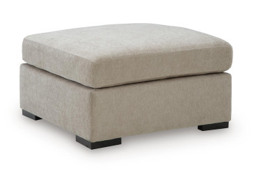 MaKaylen Oversized Accent Ottoman - Stone
