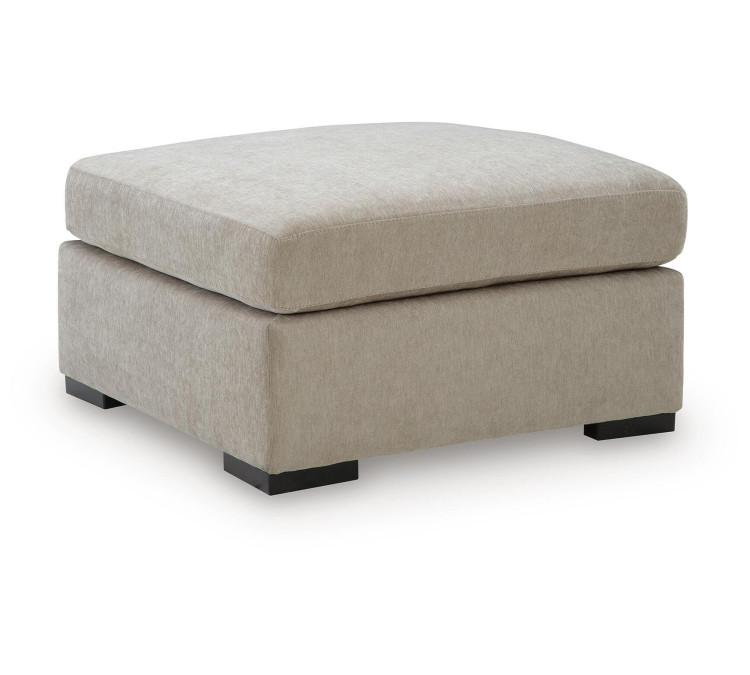 MaKaylen Oversized Accent Ottoman - Stone