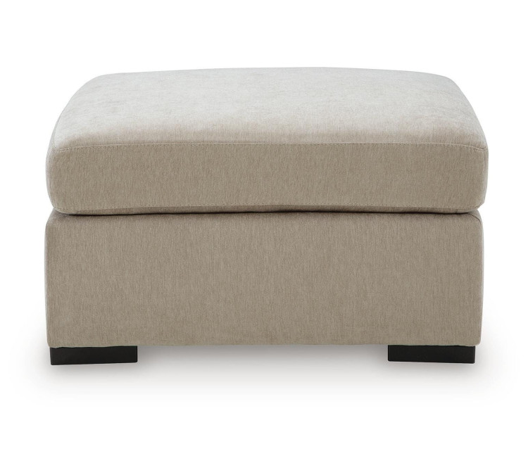 MaKaylen Oversized Accent Ottoman - Stone