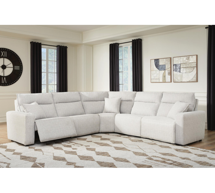 Modmax II 5-Piece Power Reclining Sectional - Stone