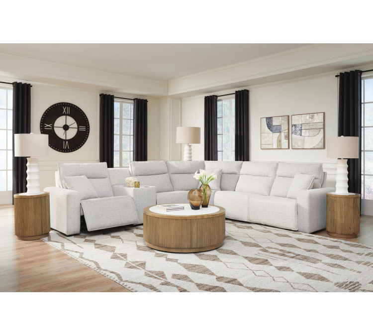 Modmax II 6-Piece Power Reclining Sectional with Console - Stone