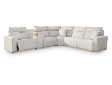 Modmax II 6-Piece Reclining Sectional with Console - Stone