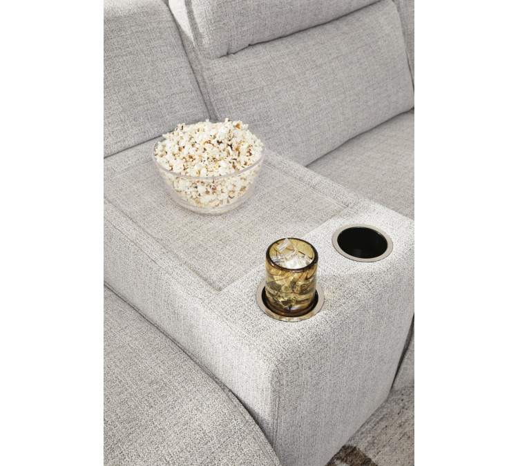 Modmax II 6-Piece Reclining Sectional with Console - Stone