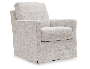 Nenana Next-Gen Nuvella Swivel Glider Accent Chair - Stone