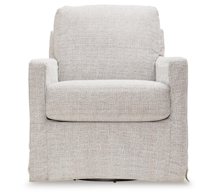 Nenana Next-Gen Nuvella Swivel Glider Accent Chair - Stone