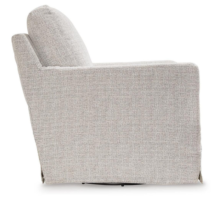 Nenana Next-Gen Nuvella Swivel Glider Accent Chair - Stone
