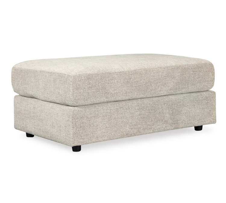 Soletren Chair and Ottoman - Stone