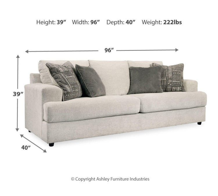 Soletren Queen Sofa Sleeper - Stone