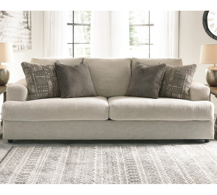 Soletren Sofa, Loveseat and Chair - Stone
