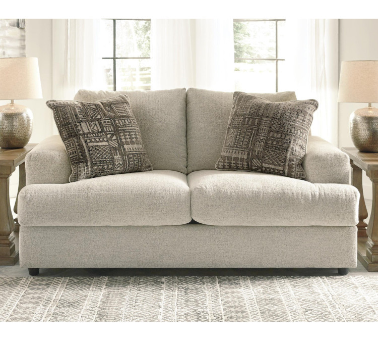Soletren Sofa, Loveseat and Chair - Stone