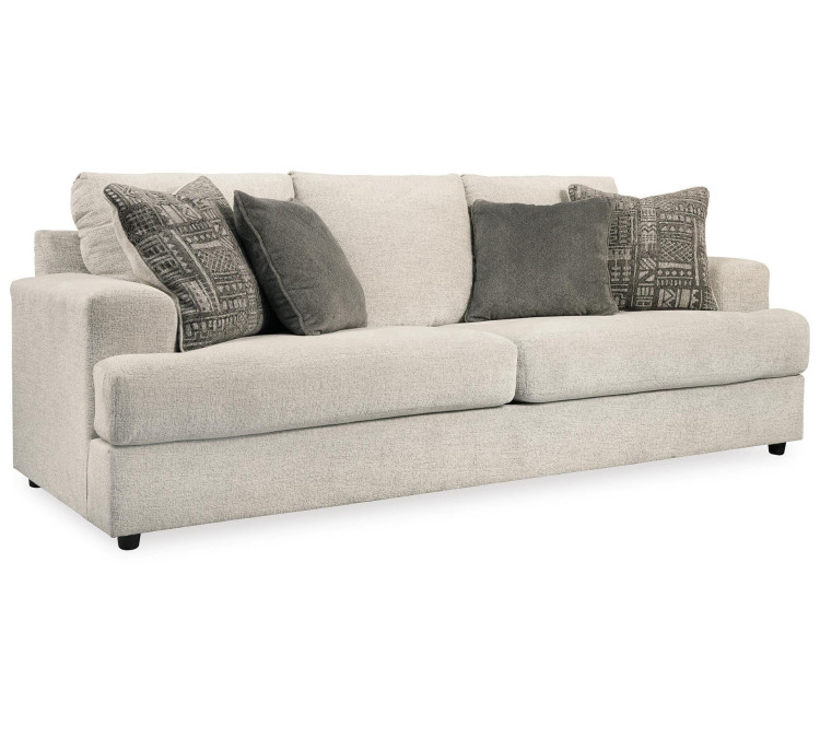 Soletren Sofa, Loveseat, Chair and Ottoman - Stone