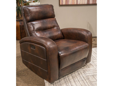 Belvarra Swivel Power Recliner - Storm