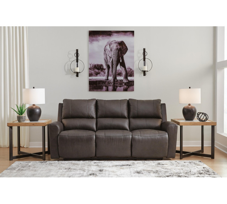 Boxmere Power Reclining Sofa - Storm