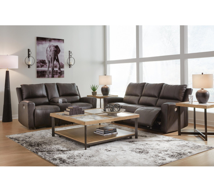 Boxmere Sofa and Loveseat - Storm