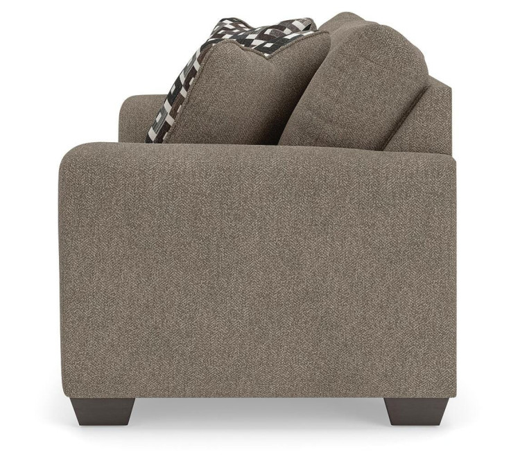 Triston-Peaks Loveseat - Suede