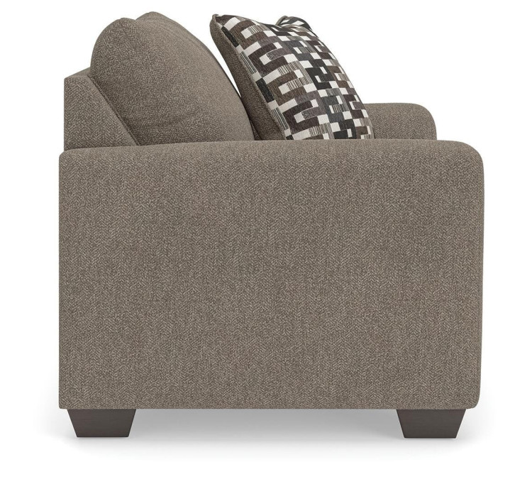 Triston-Peaks Oversized Chair - Suede