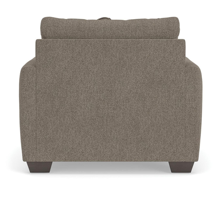 Triston-Peaks Oversized Chair - Suede