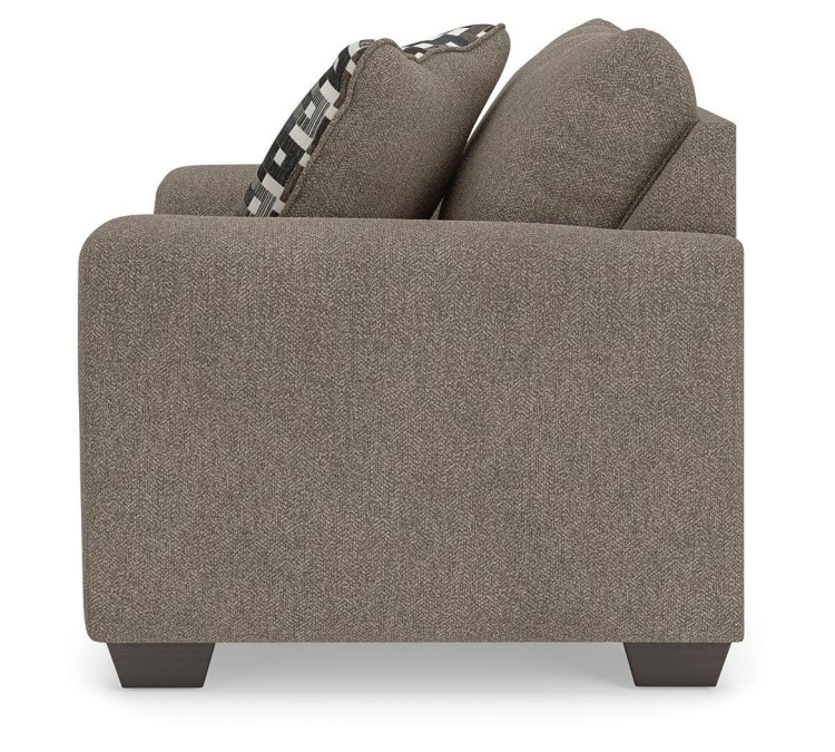 Triston-Peaks Oversized Chair - Suede