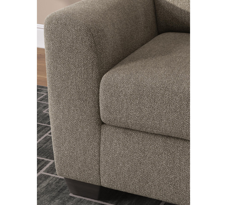 Triston-Peaks Oversized Chair - Suede