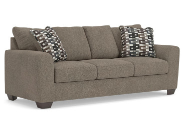 Triston-Peaks Sofa - Suede